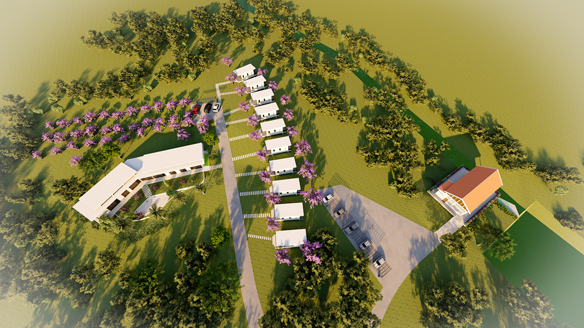 柬埔寨 SRE AMBEL 豪华别墅丨Ngoun Phanet\palm Studios-13