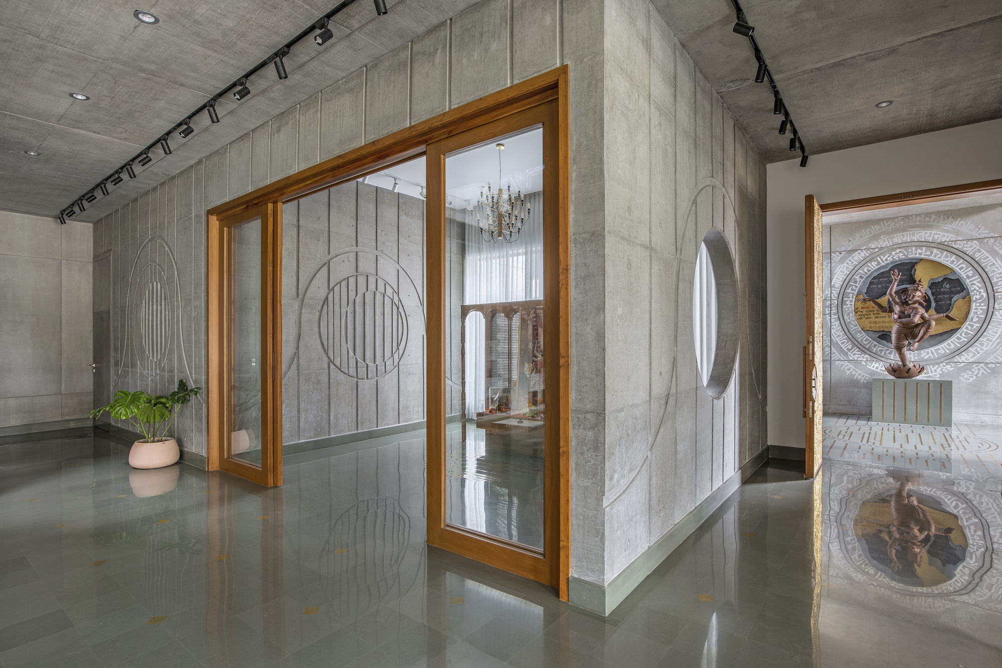 马德维利亚  混凝土房屋丨印度丨K.N.Associates-28