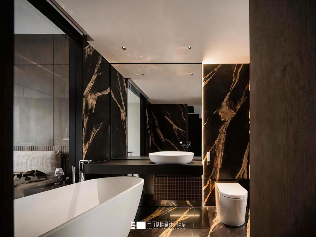 黑金焕境·奢意天成丨三行集作设计工作室-43