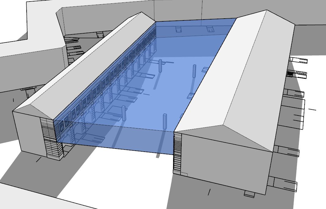 Эскизный проект для объединения 2 зданий одним путем-4