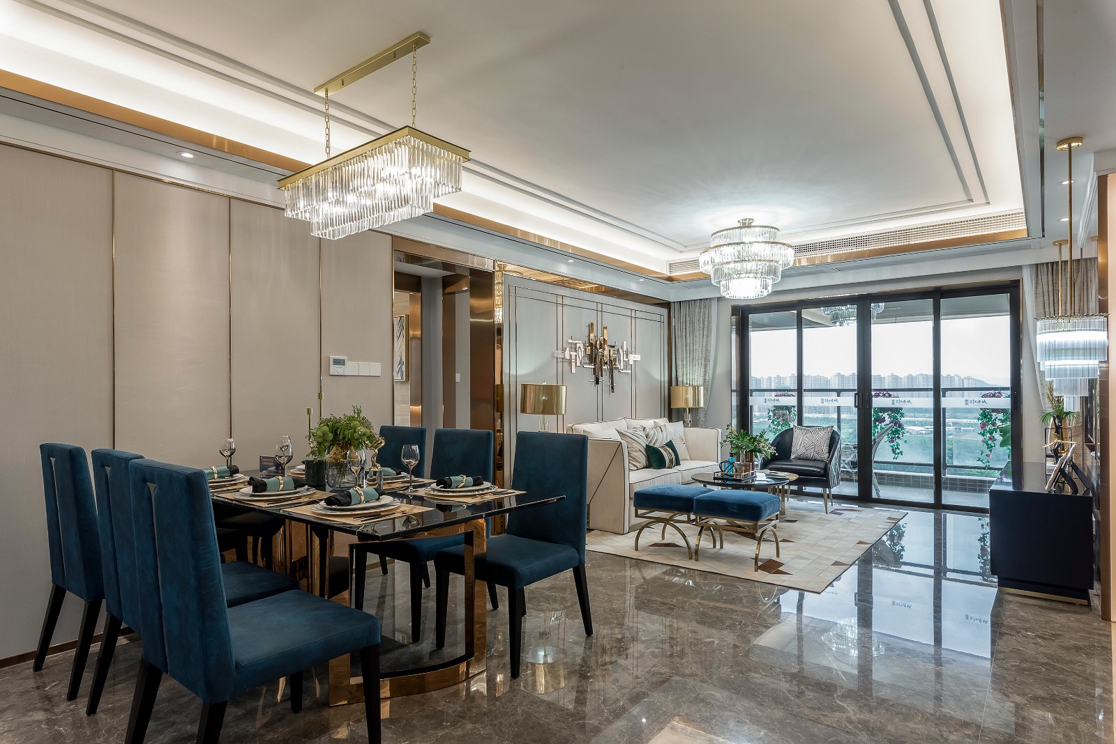 惠州奢华美式样板房 | 上森设计诠释精致生活品味-5