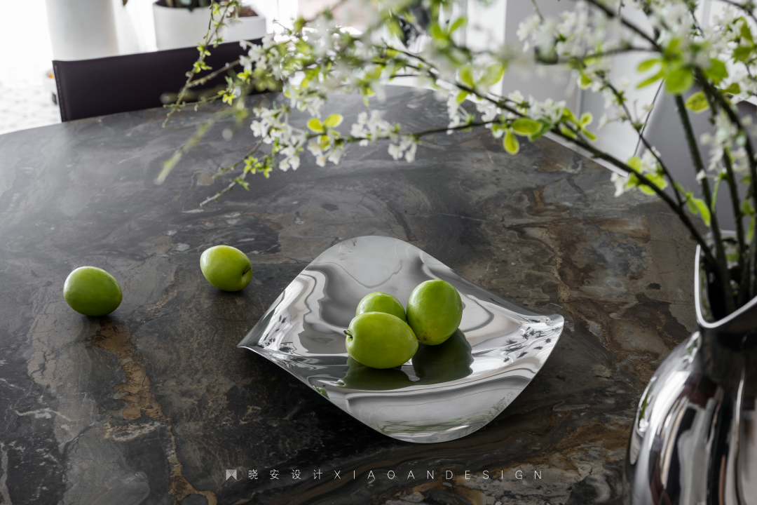 复古蓝红拼接法式美居丨晓安设计-39