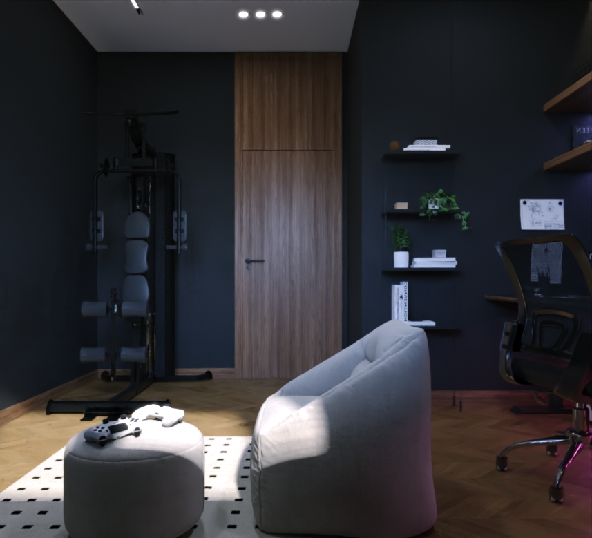 Studying Room 3D design- visualization-5