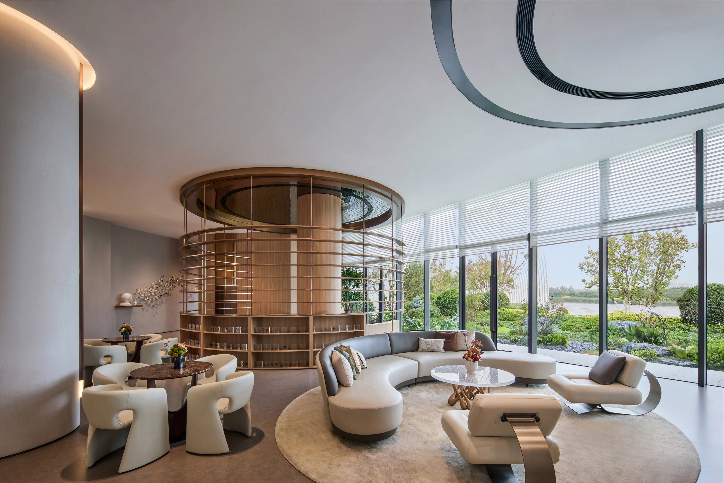 天津中新澜湖庭丨中国天津丨硬装设计为引擎联合设计,建筑设计为方标世纪建筑设计,景观设计为现工设计-78