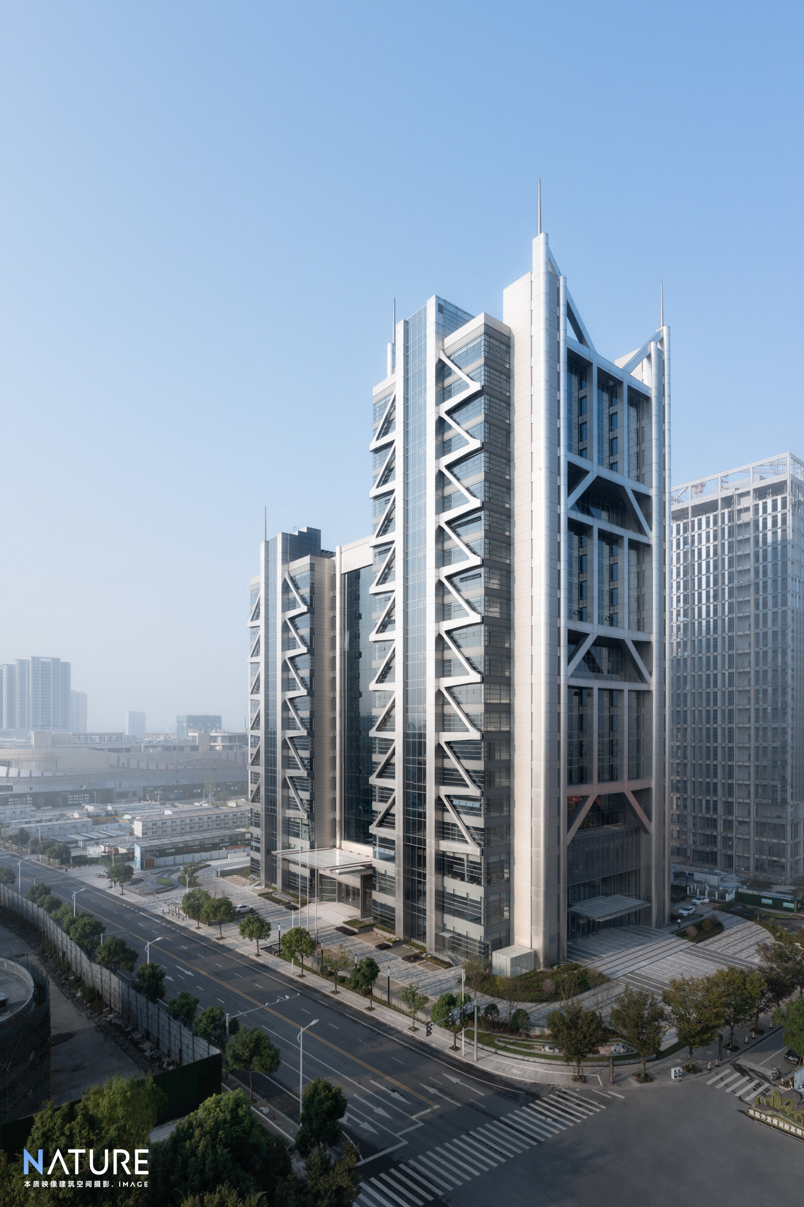 双擎大厦绍兴瑞丰银行总部丨中国绍兴丨UUA-27