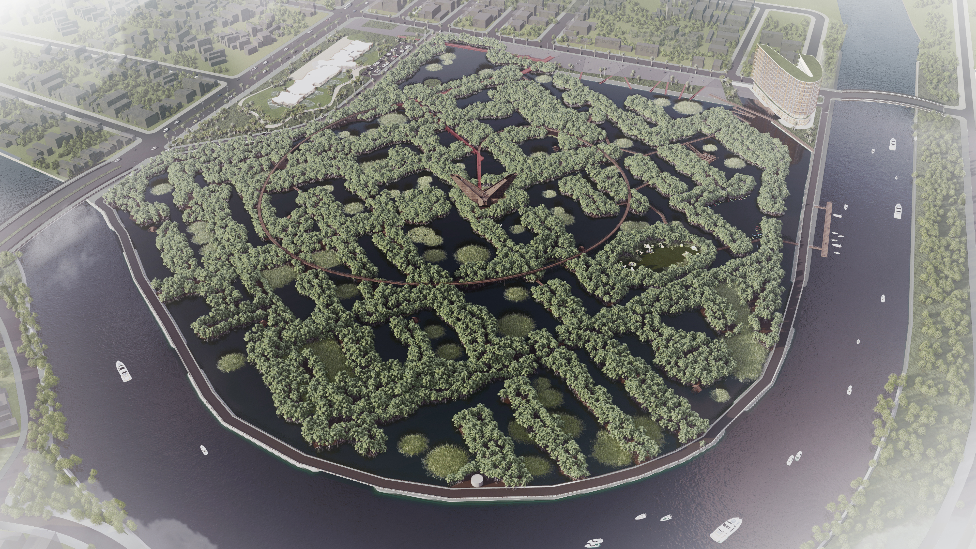 富海红树林生态公园丨越南丨INFINITIVE ARCHITECTURE-19