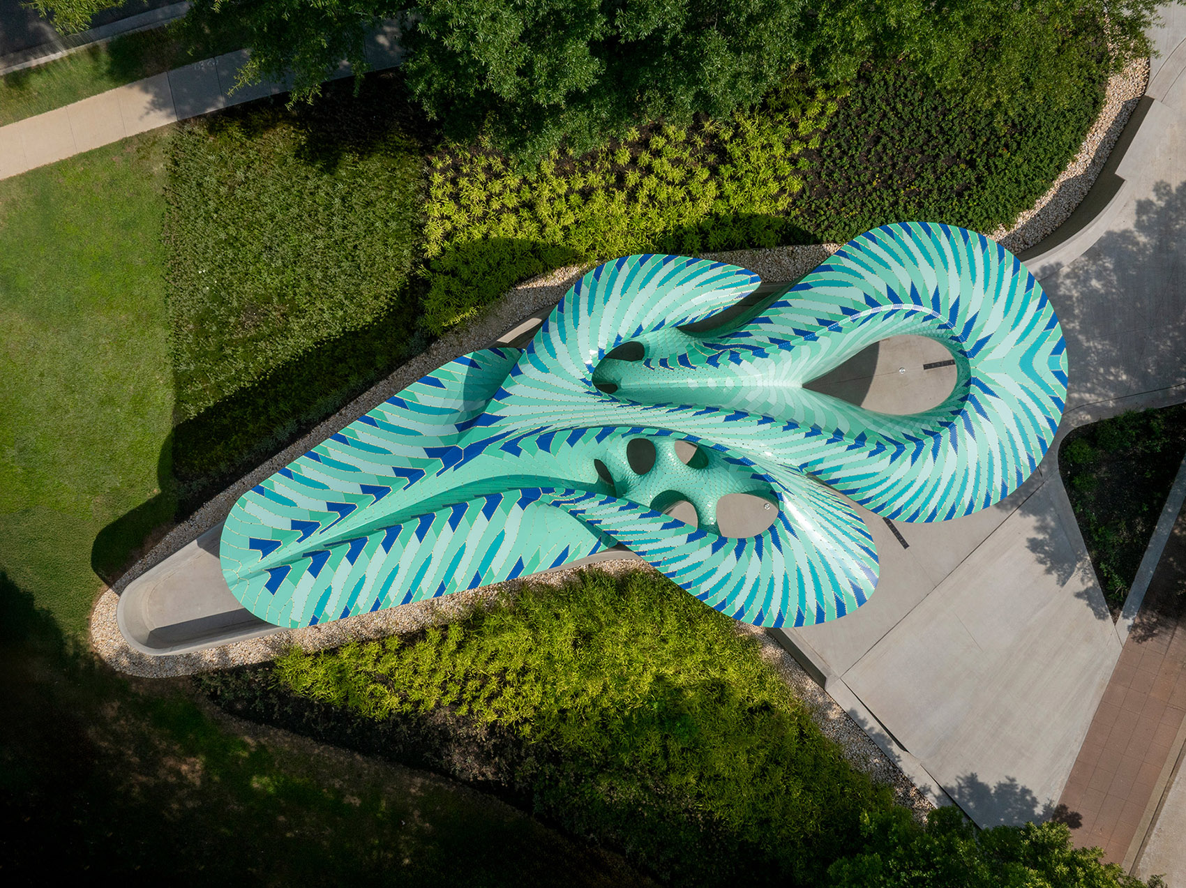 Pier 865公共艺术装置丨美国诺克斯维尔丨MARC FORNES,THEVERYMANY-6