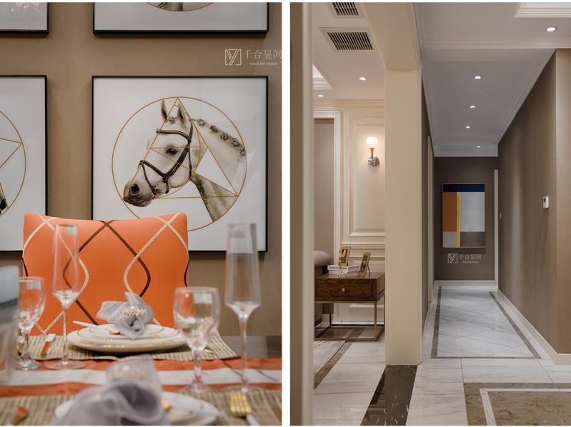 重庆约克郡壹號湖畔爱马仕风格私宅设计-31