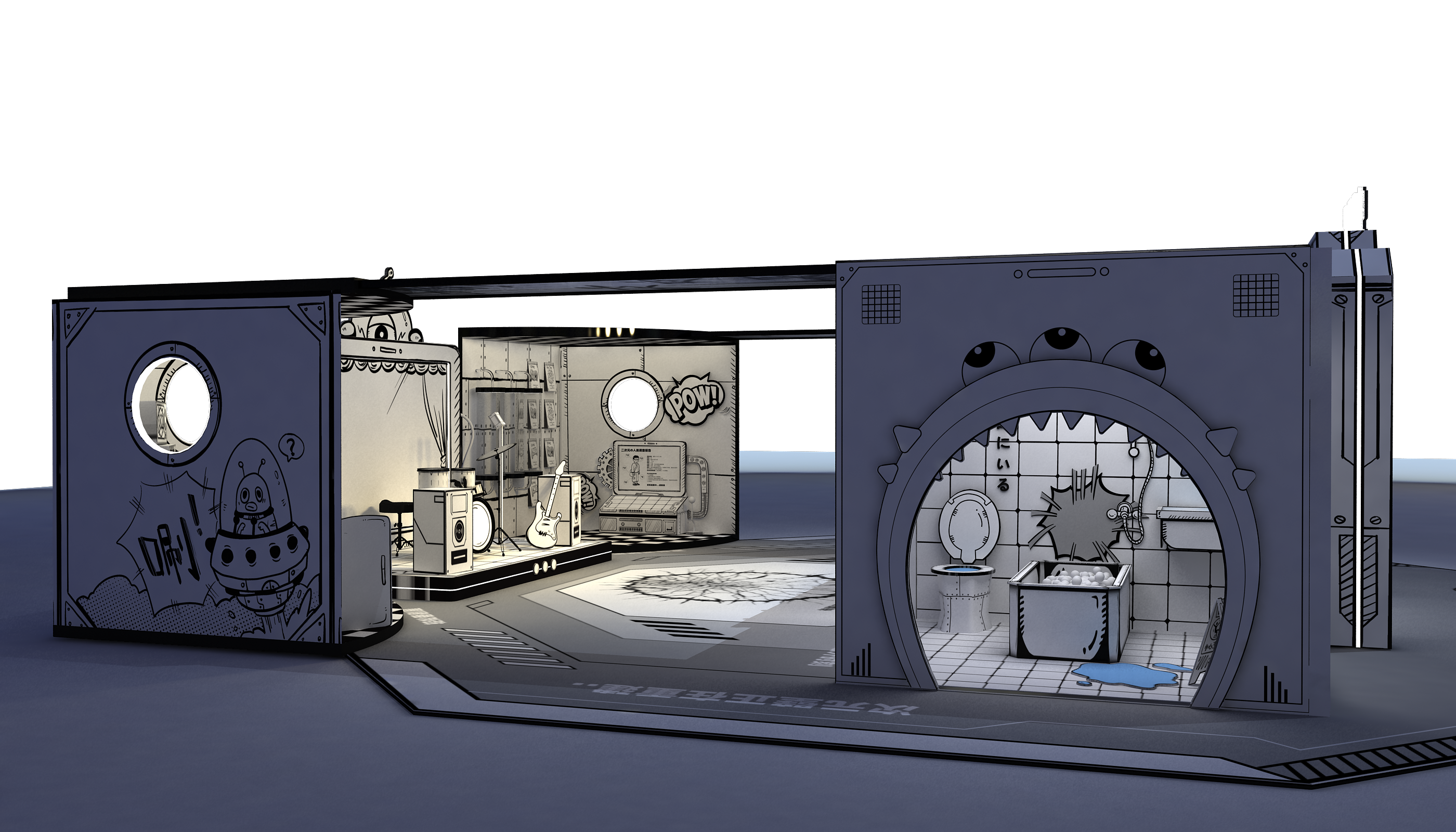 《次元研究所》美陈打卡展-16