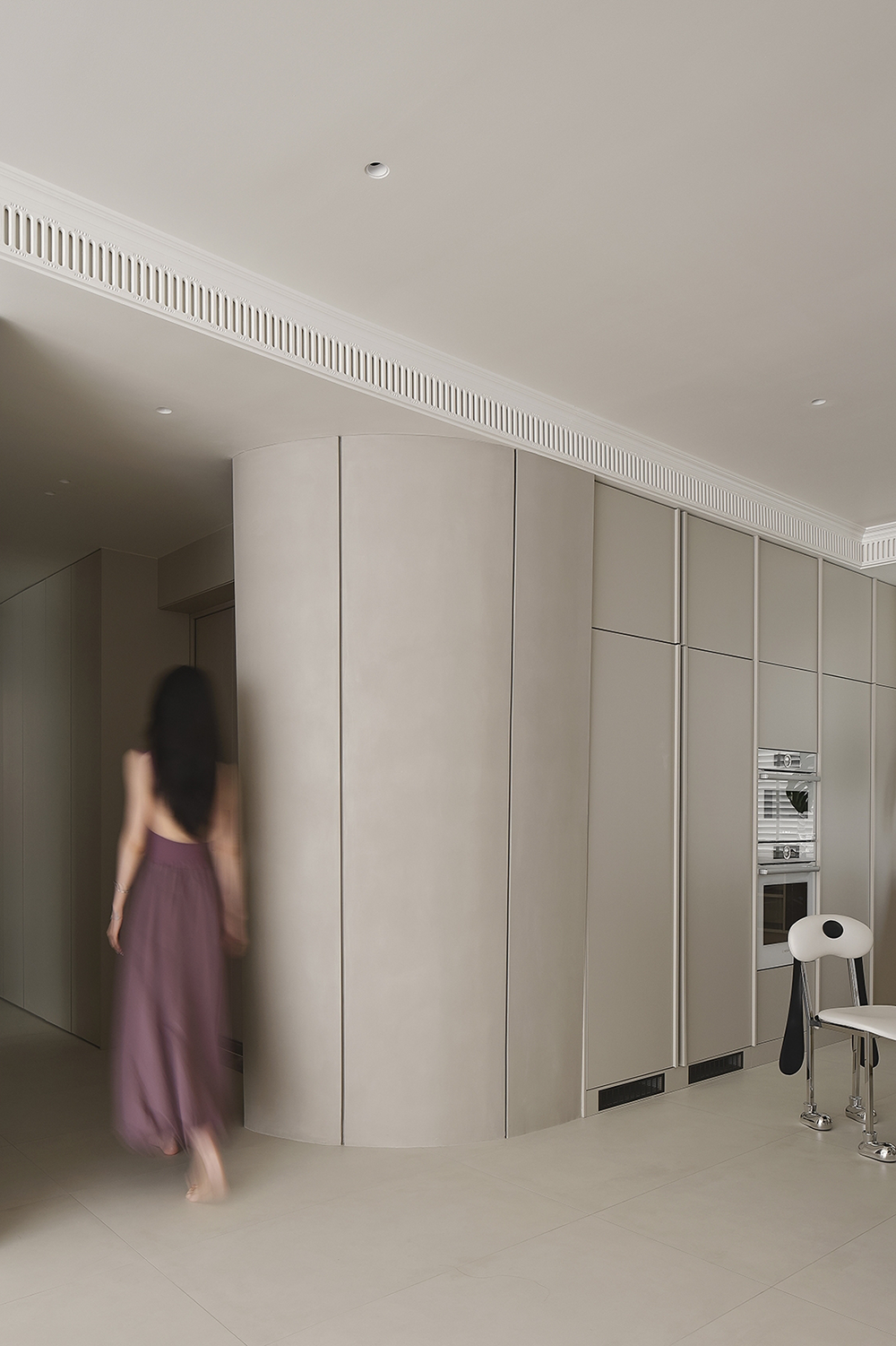 极简奶油风,多巴胺配色,治愈系的家丨無一內建筑设计,成都宏福樘设计-21