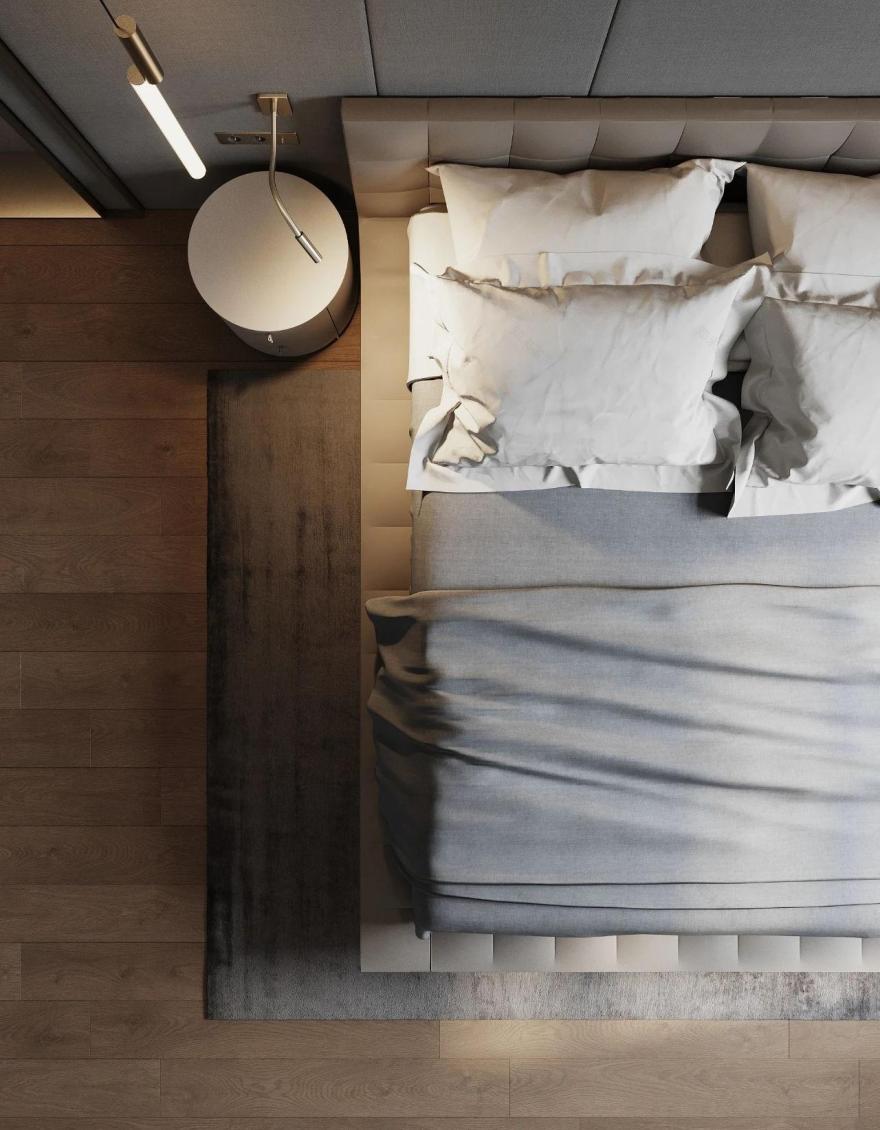 极简主义住宅空间设计丨乌克兰丨Anastasiya Zhigir-26