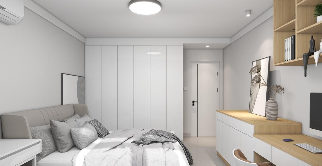 100 平现代简约三室两厅住宅设计-10