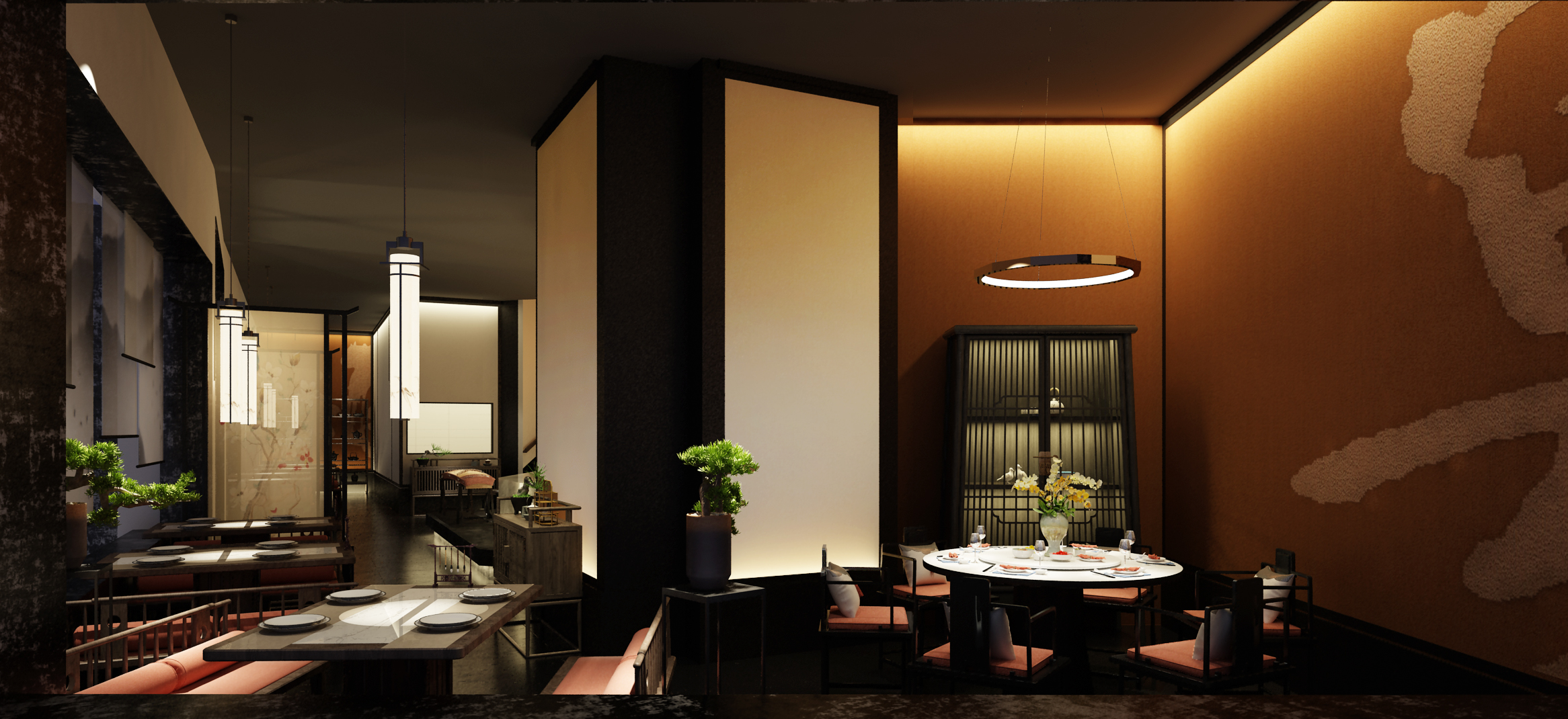 万福宴中餐厅丨中国芜湖丨五度空间设计（上海）有限公司-14