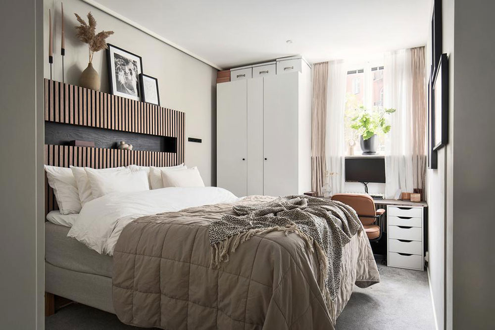 斯德哥尔摩小公寓的弧形窗设计-12