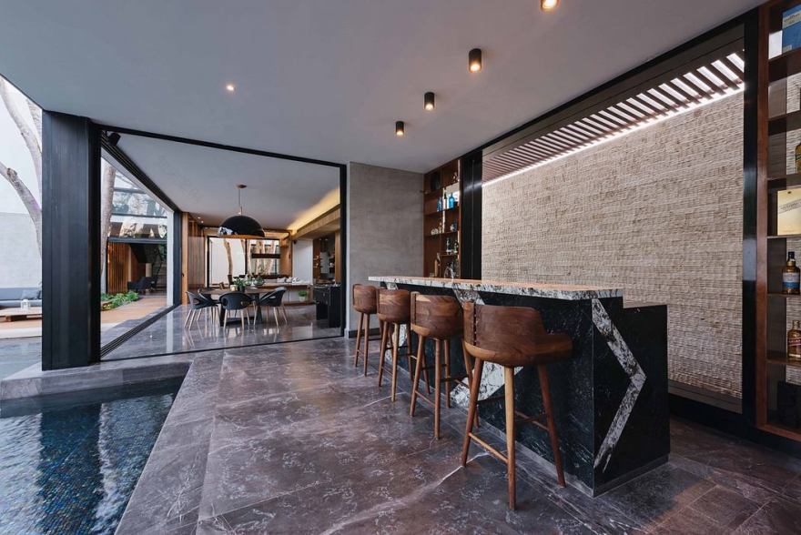 Casa Rayada 现代豪宅丨墨西哥丨Boide Estudio-11