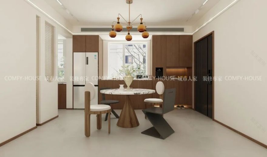 【中博玿华苑】141㎡|中古风,弧形梁下的时光褶皱-39