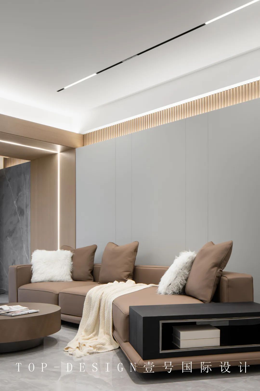 香山麓院现代轻奢别墅设计丨壹号国际设计-3