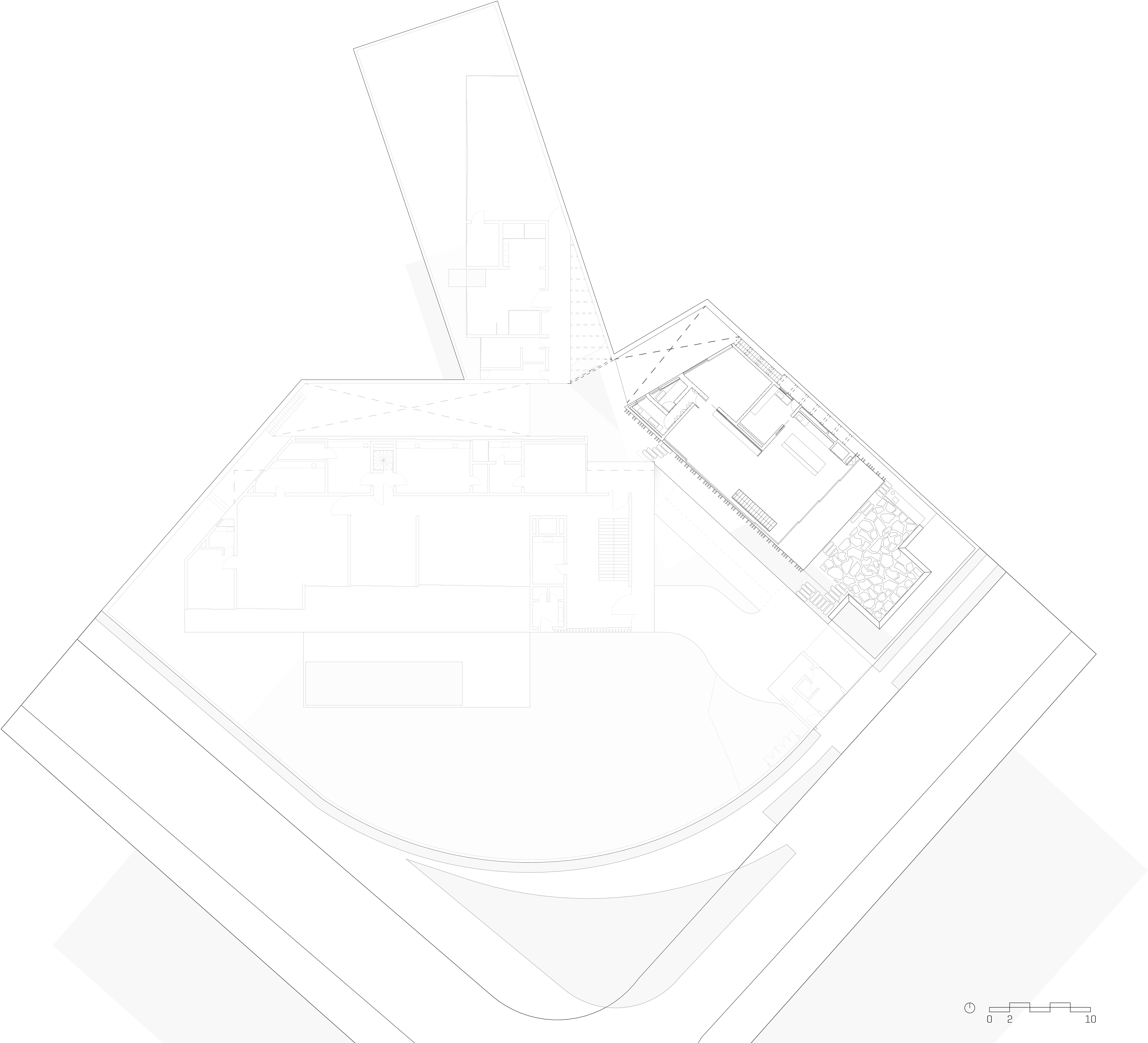 热（JE）居所 + 附属建筑

注：这里Ane·o推测可能是anexo （在葡萄牙语、西班牙语等语言里有附属建筑、附加物等意思 ），因根据现有信息难以百分百确认，若与实际不符，请补充更多背景信息 丨Cape VerdePaul丨Jacobsen Arquitetura-68