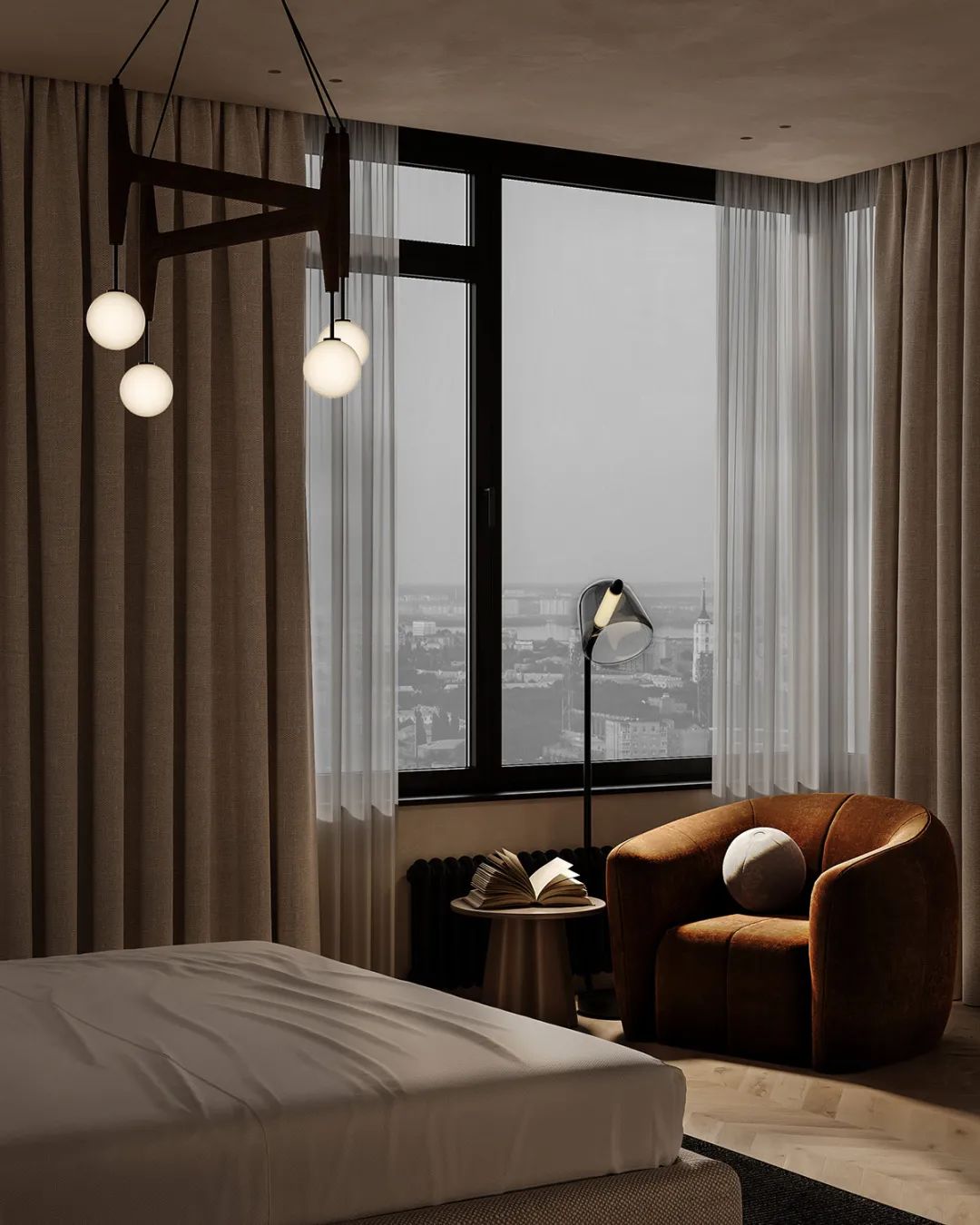 奶油色调的宁静之家丨Julia Artukh-31