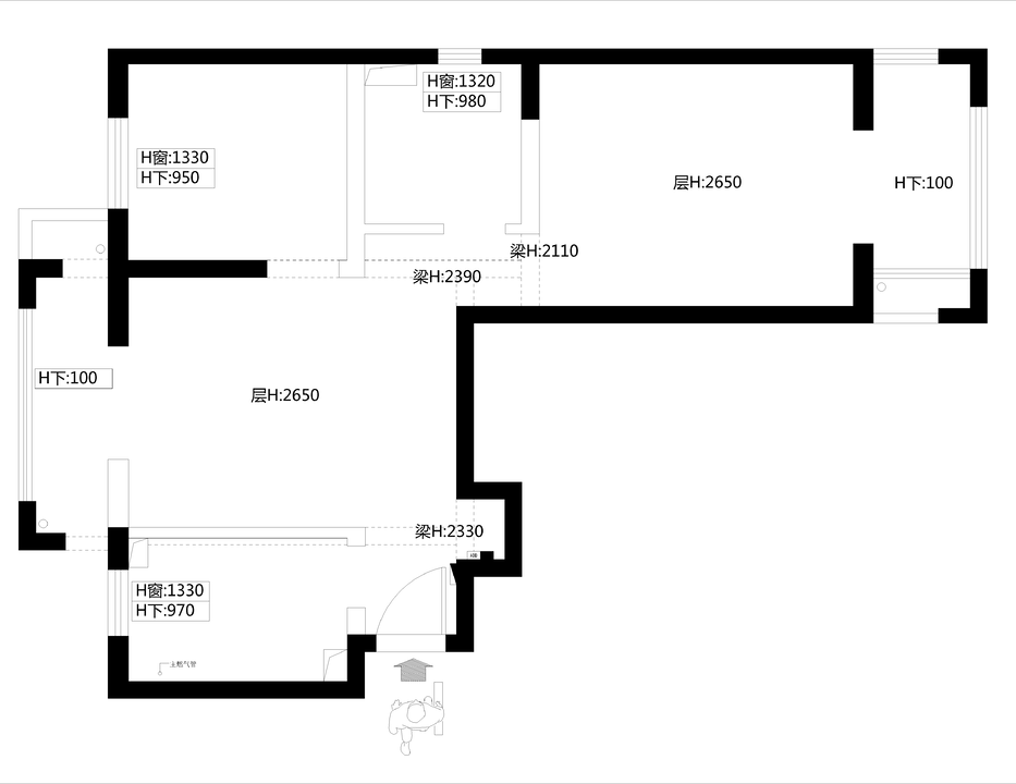 复古绿雅家居设计丨中国上海丨由舍空间设计-5