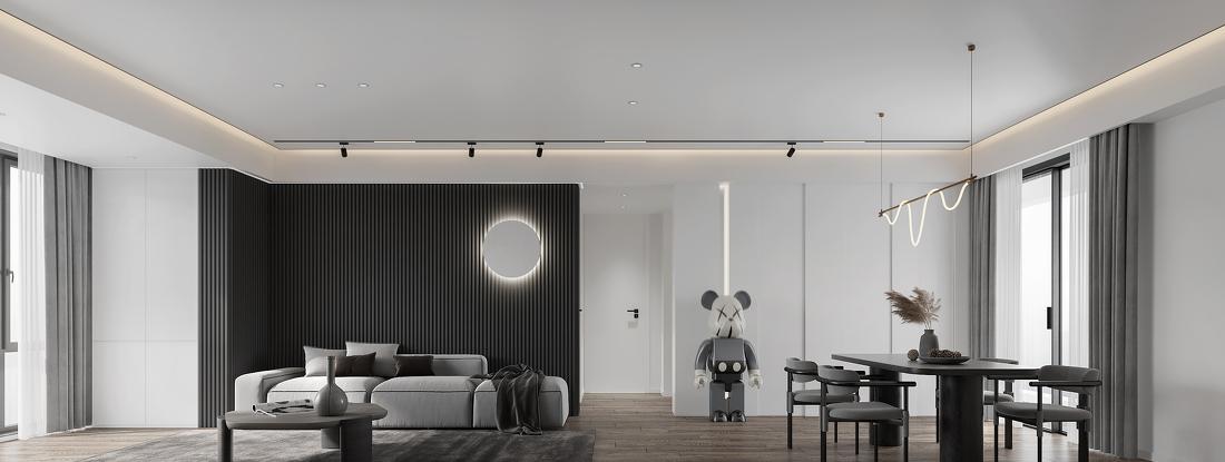 黑白灰简约空间 · 精装房改造案例-12