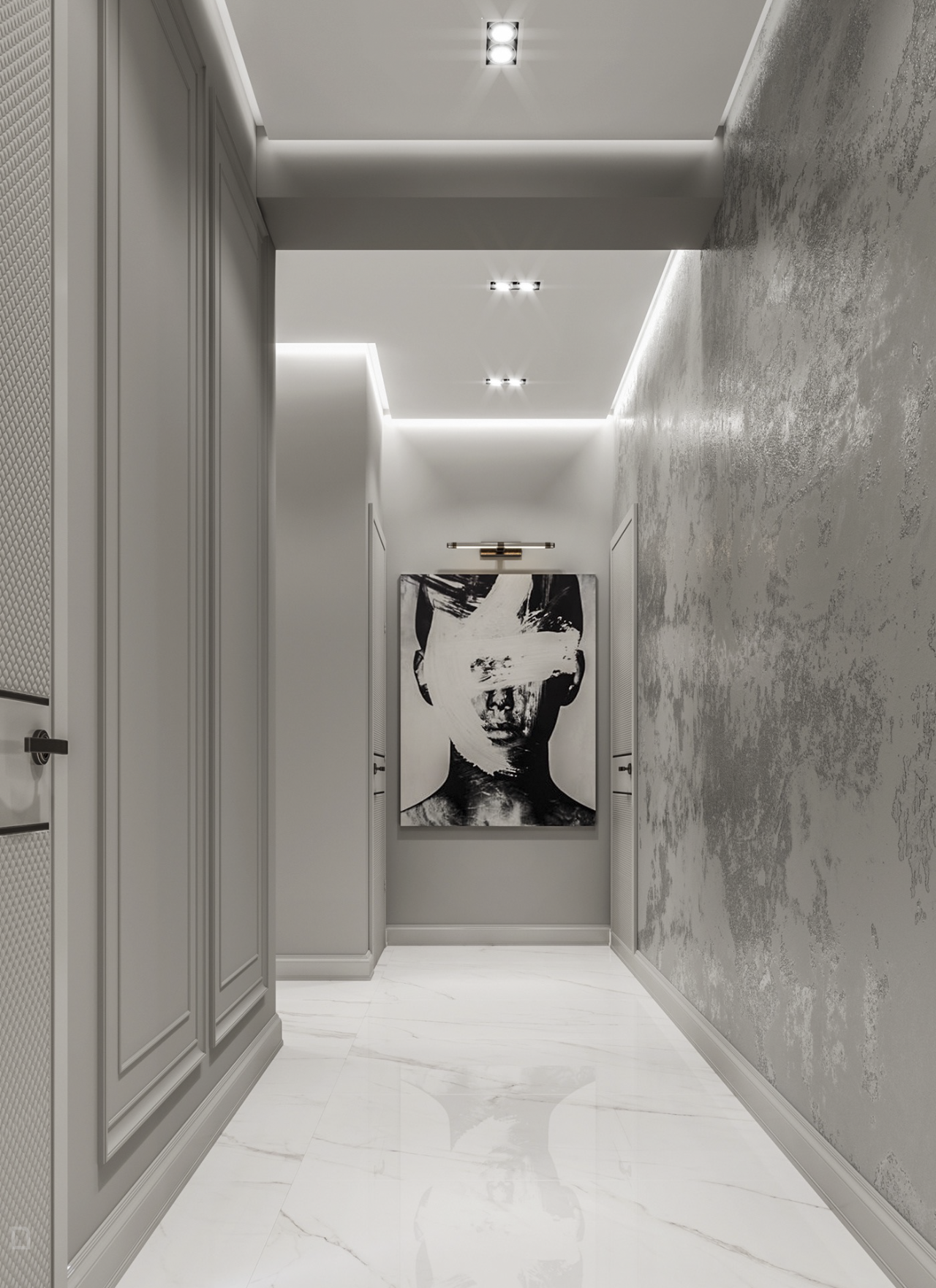 现代简约玄关设计-42