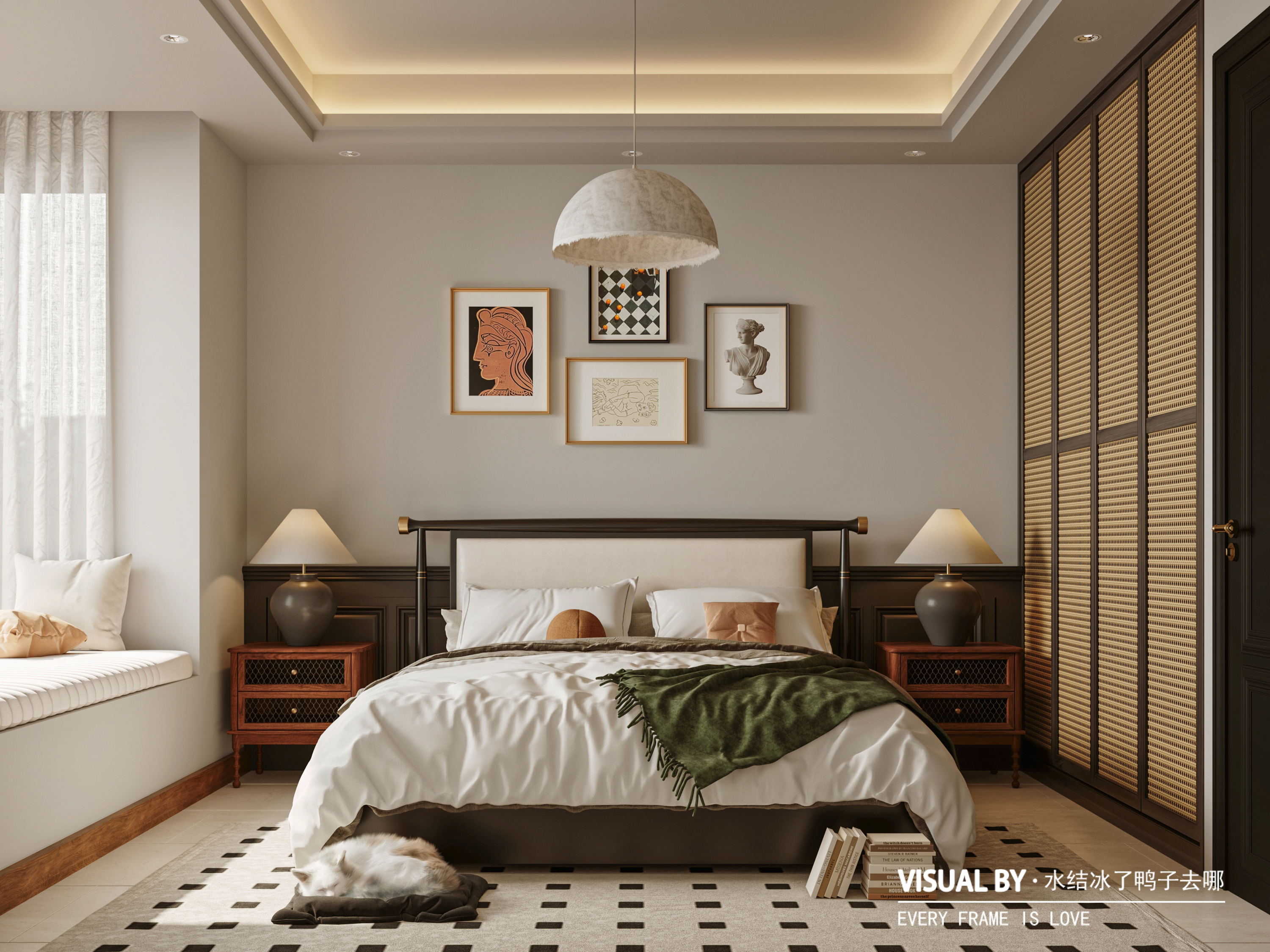 复古风家装效果图-6