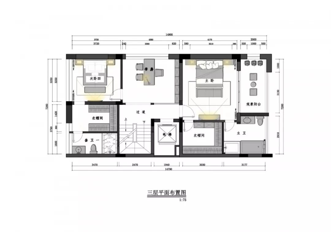 陈文辉打造 600㎡中式轻奢豪宅，演绎当代东方美学-95