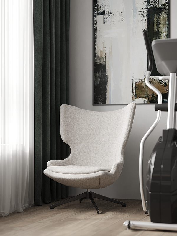 高级灰色系公寓设计 超有范儿！-11