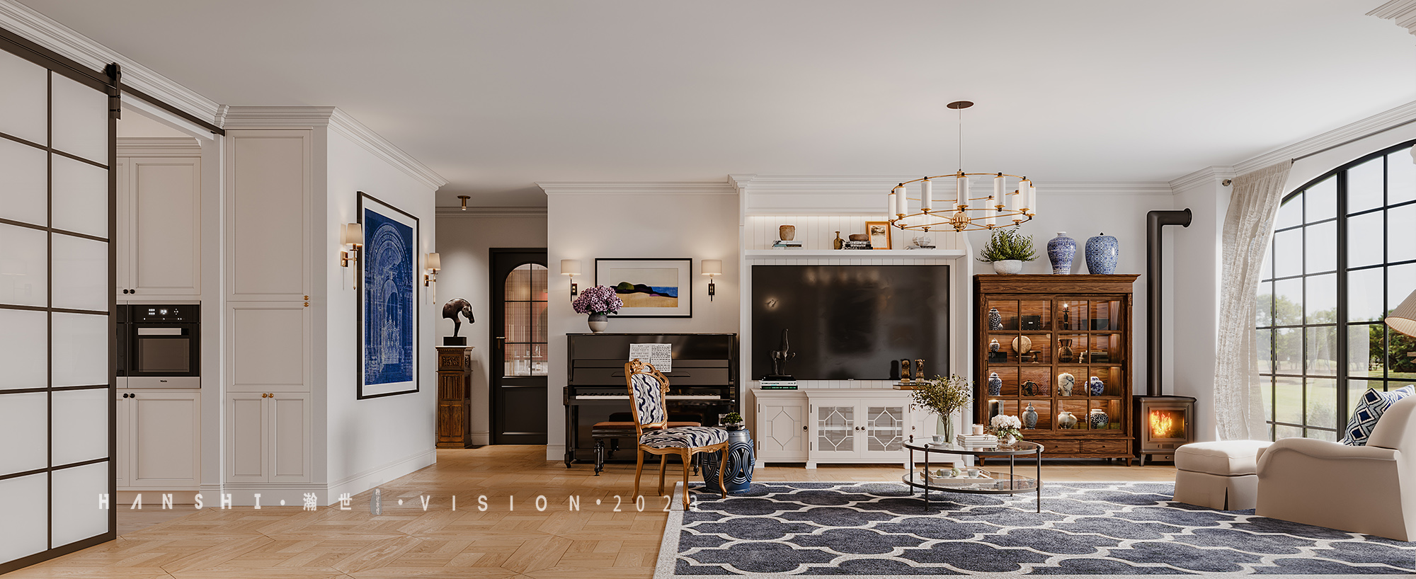 美式休闲家装一瀚世表现-2