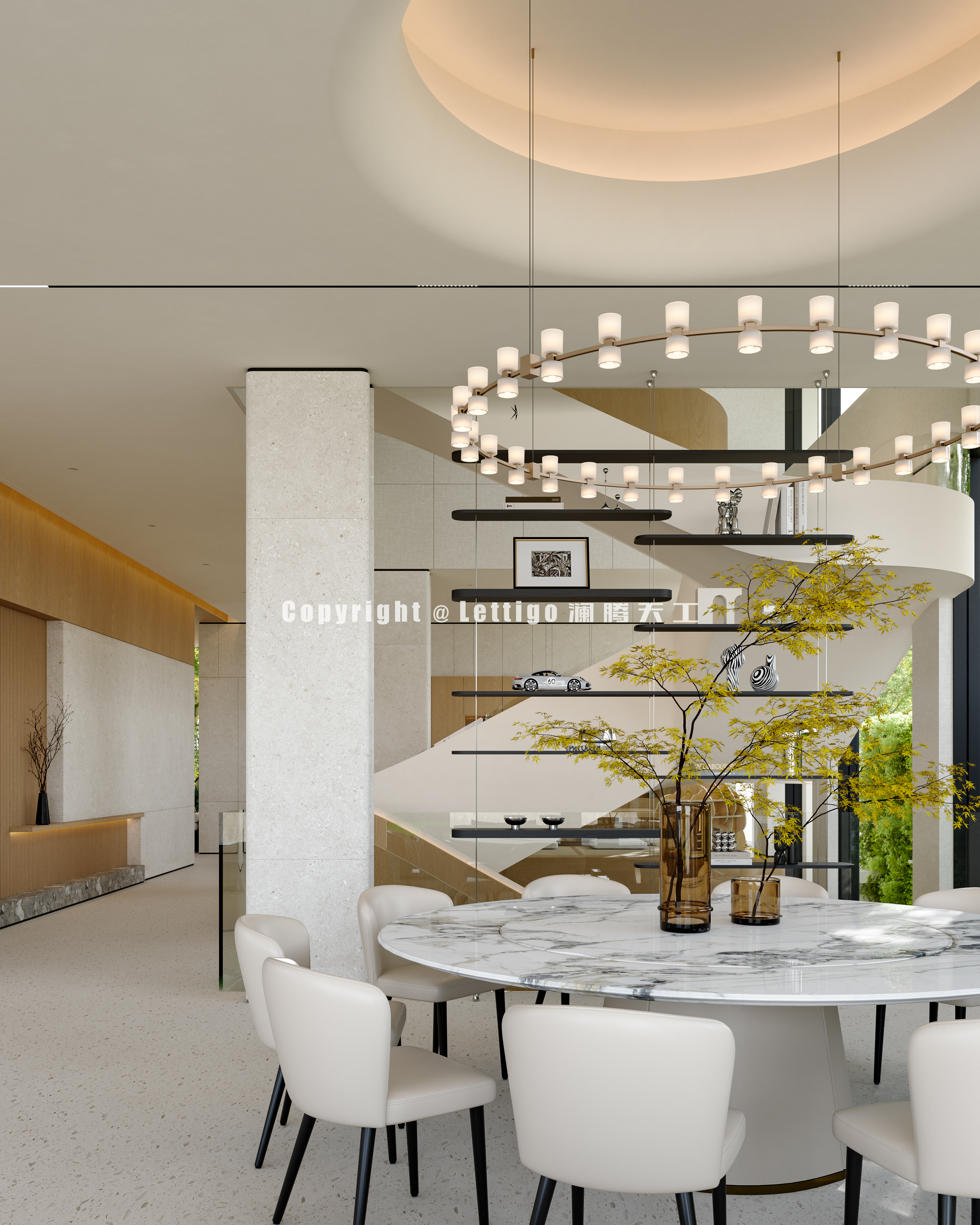 别墅的视觉盛宴-原木自然-29