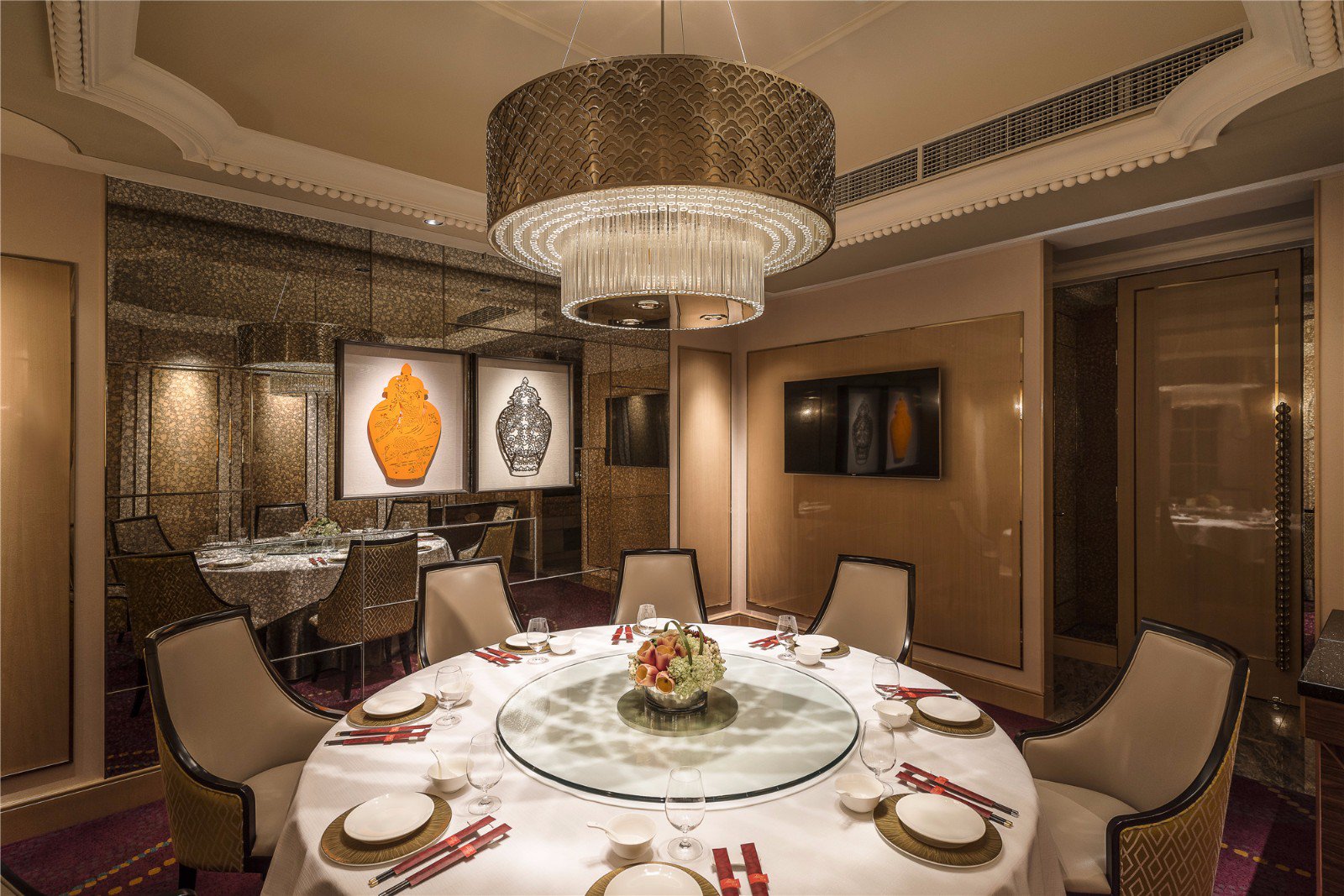 1500㎡金悦轩海鲜火锅酒家  OFA飞形设计-29