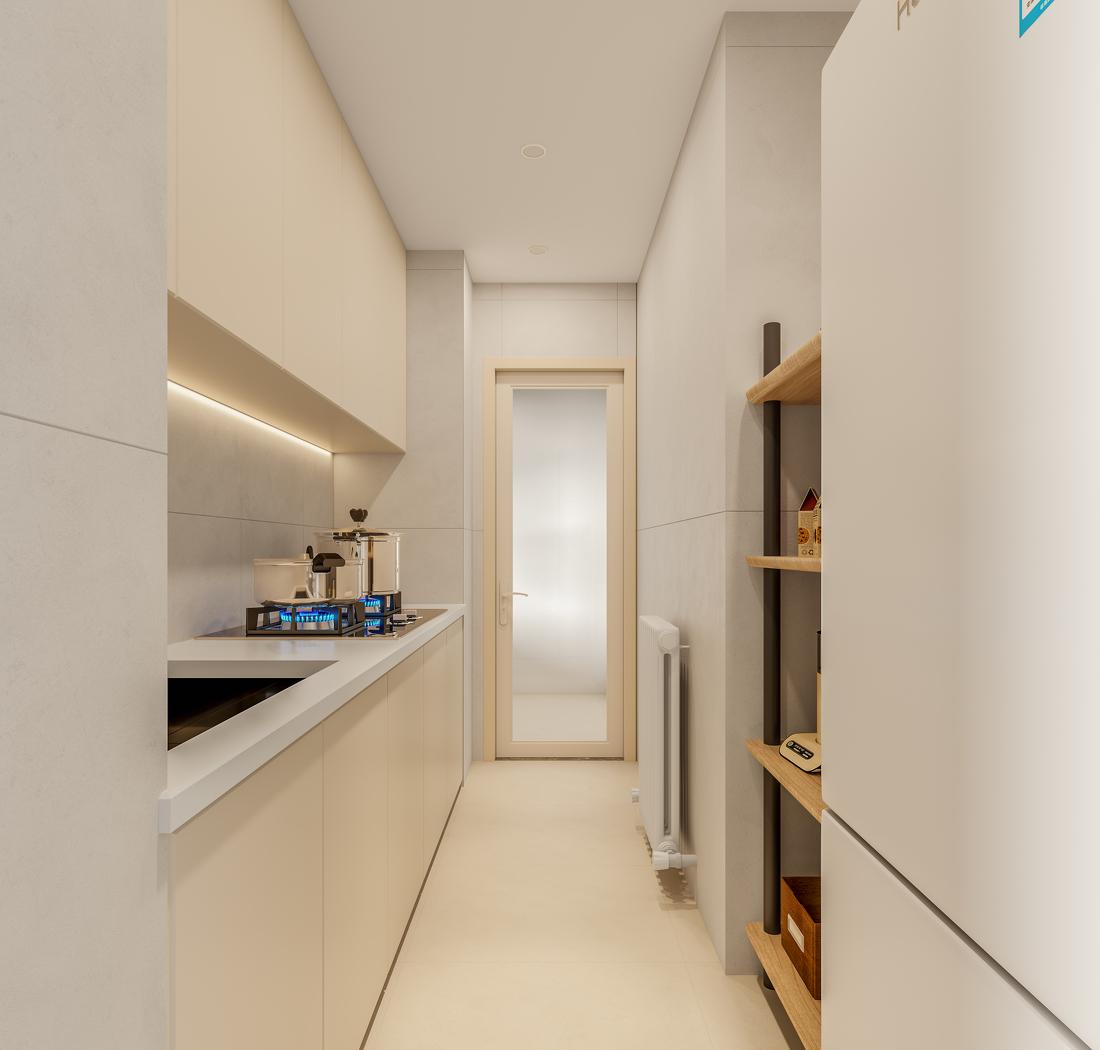 83㎡木白两色简约家居空间设计丨研筑国际-10