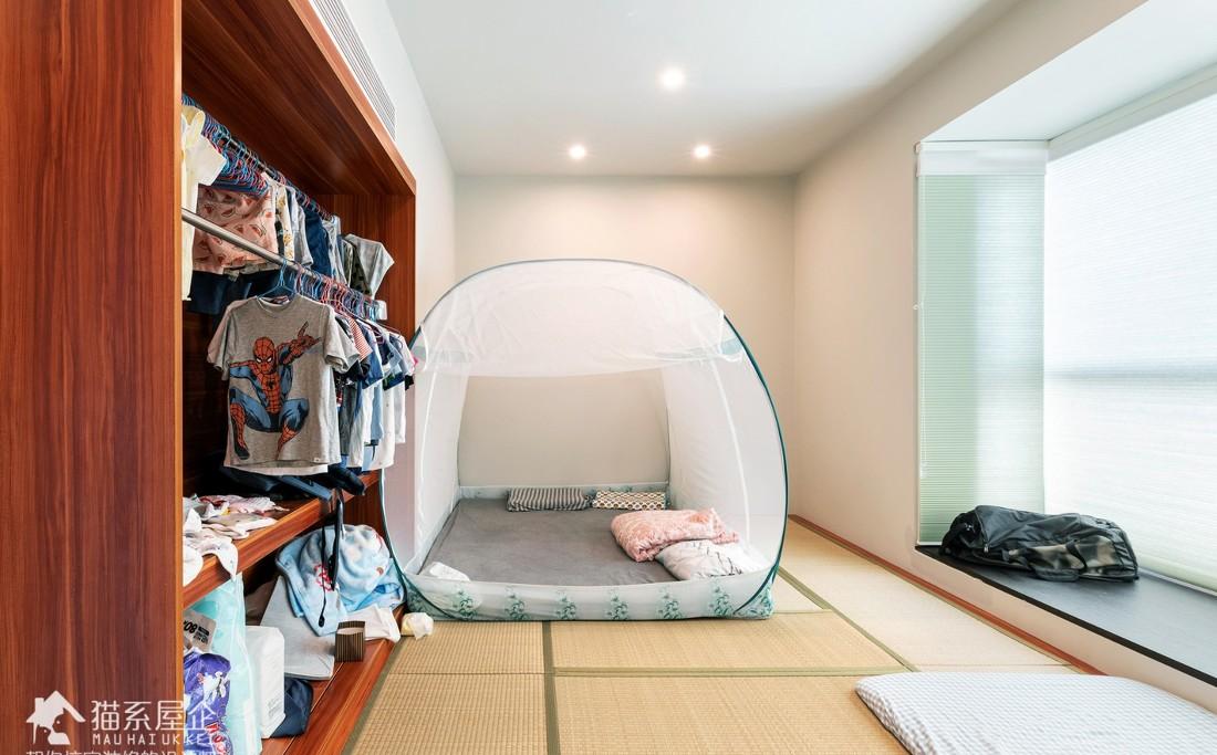 80 后海归 217㎡工业风家设计，全屋无主灯，餐厨一体，阳光房变榻榻米-55