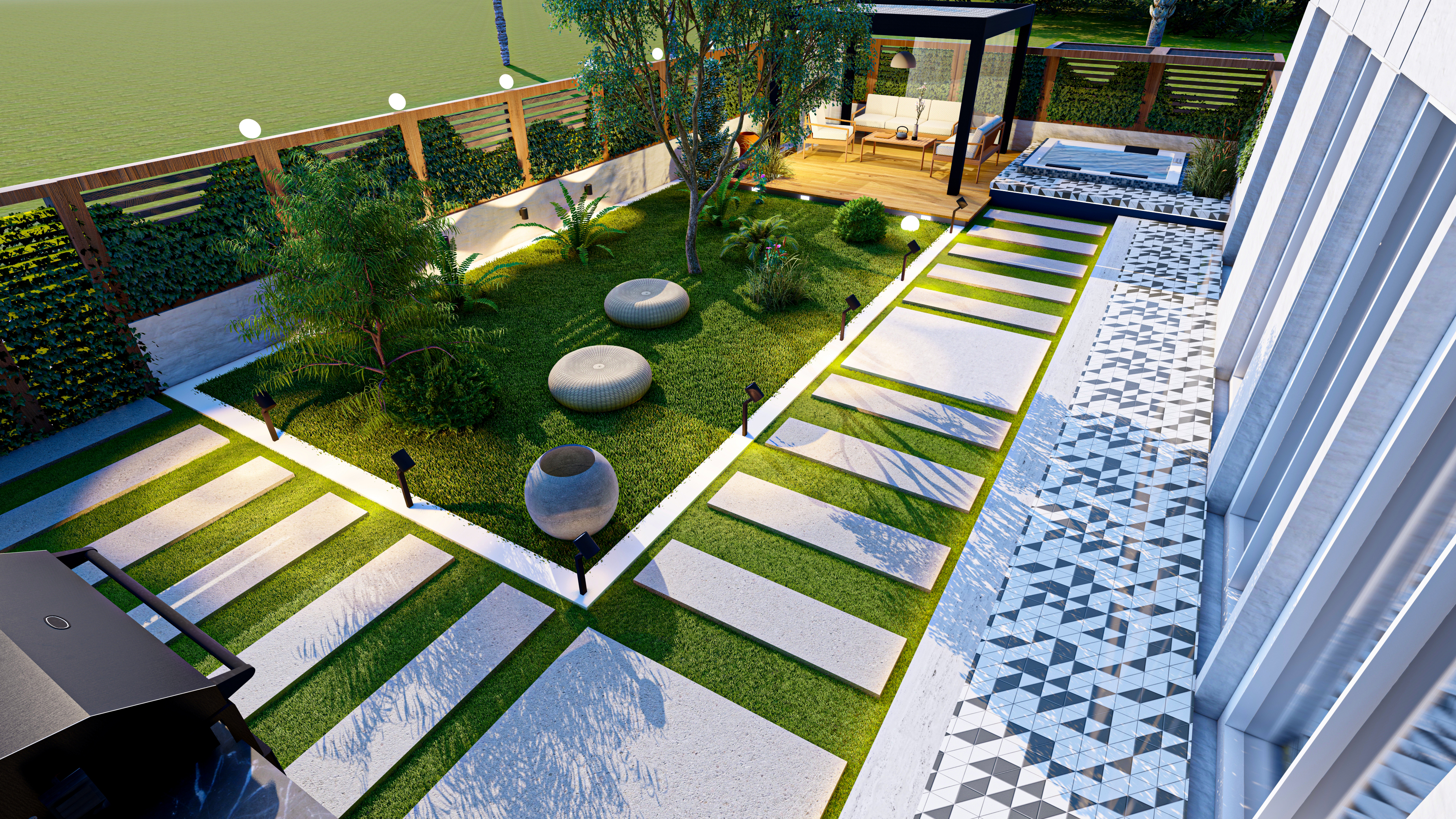 Landscape Design, Residetial Villa-5