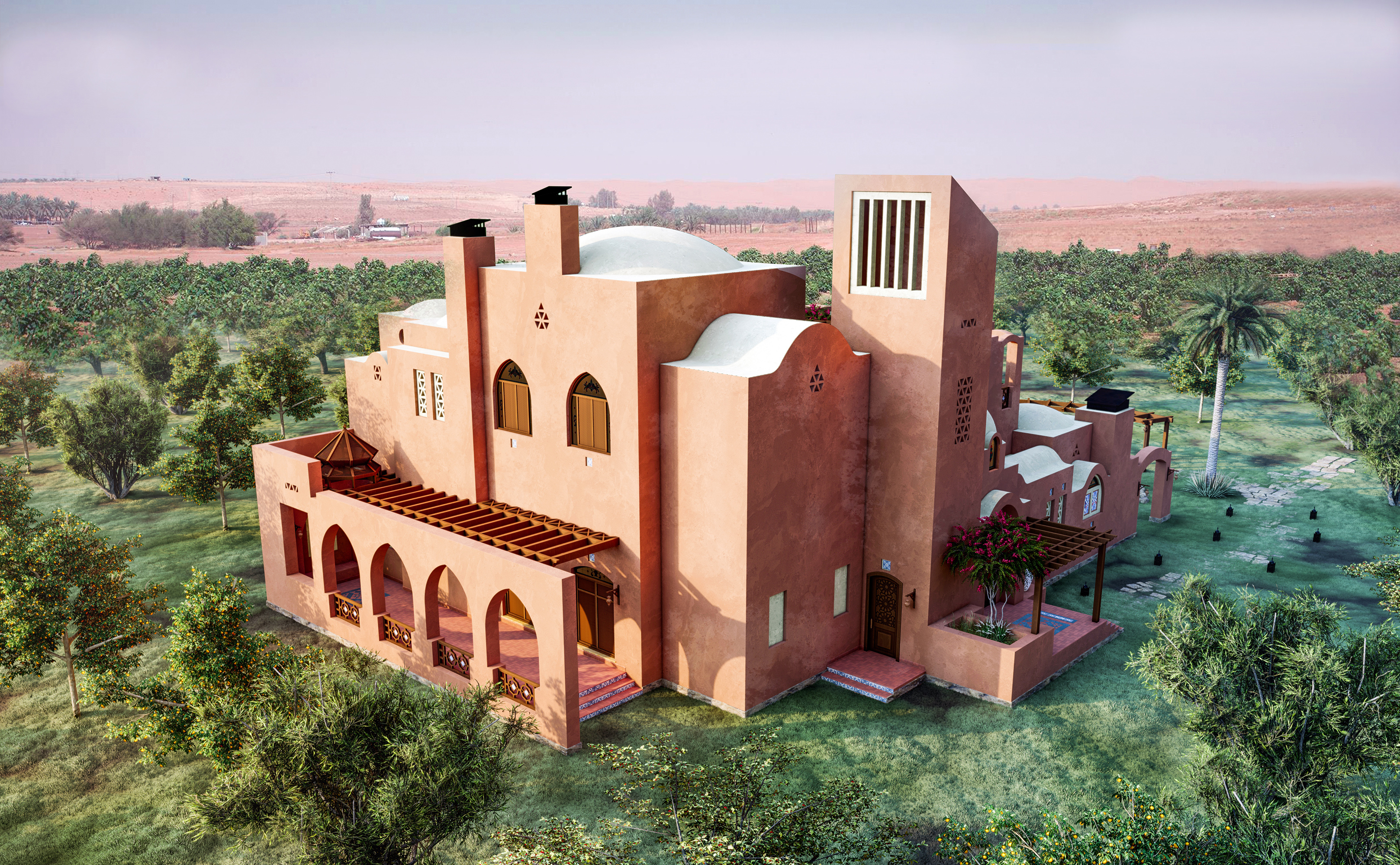 Family Desert Farmhouse-5