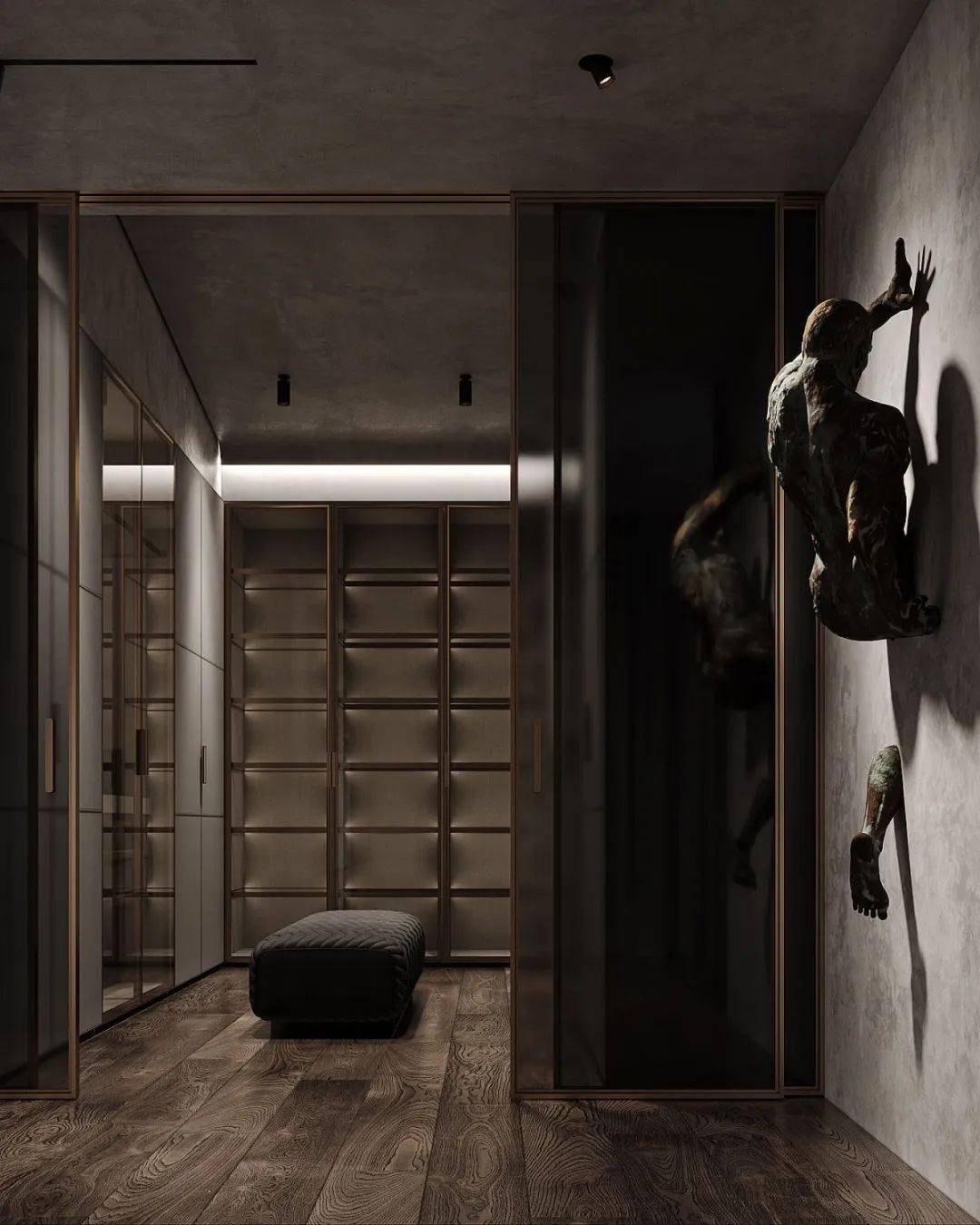 灰色奢华 · 1300㎡大宅设计丨IQOSA Architect-56