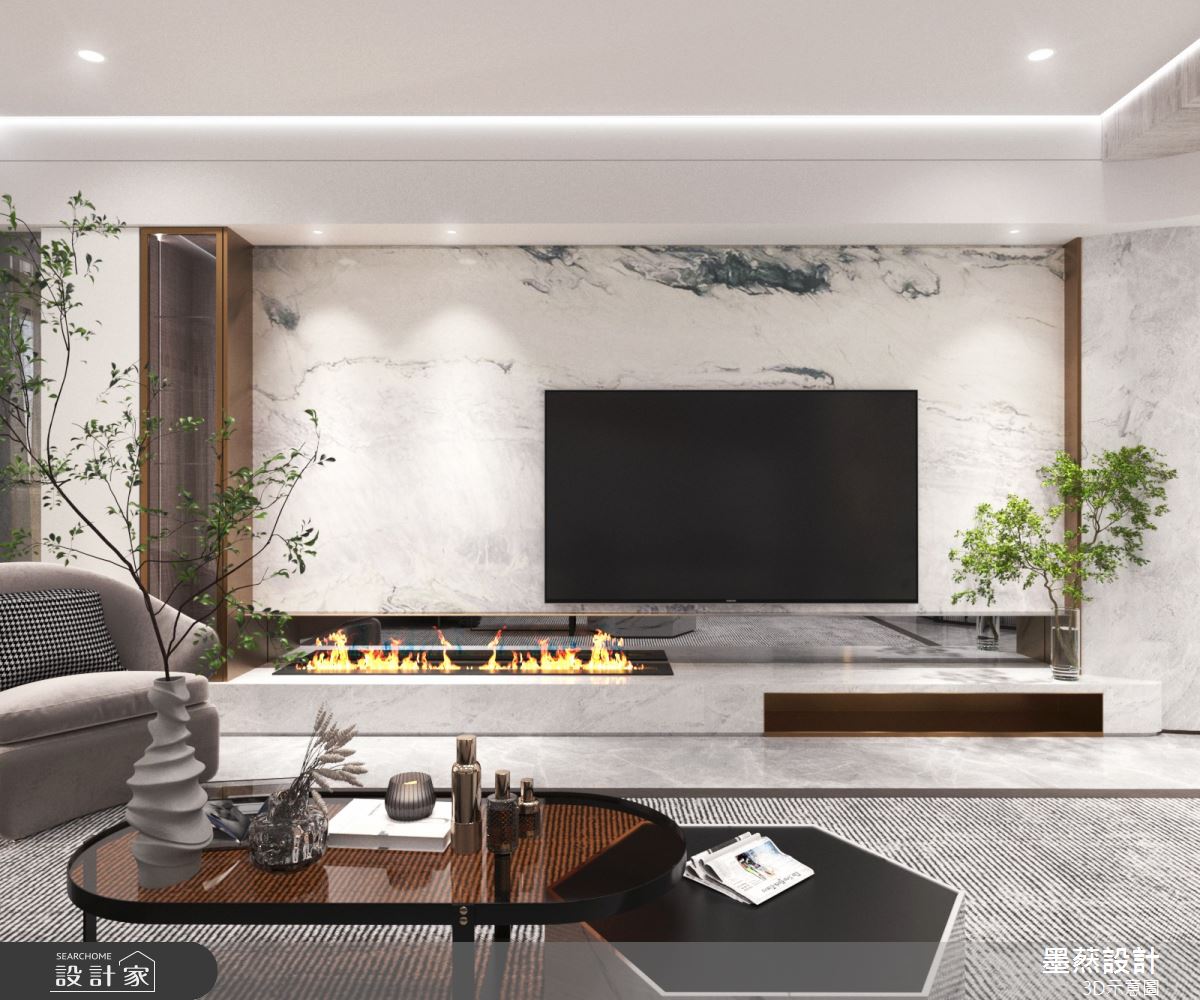 墨䔳·18·奢華風·61坪設計案例丨墨䔳設計,墨璞情境－設計家 Searchome-9