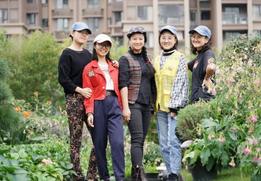 空中花园的粉紫色浪漫 | 乐梵造园的秋韵花境改造-99