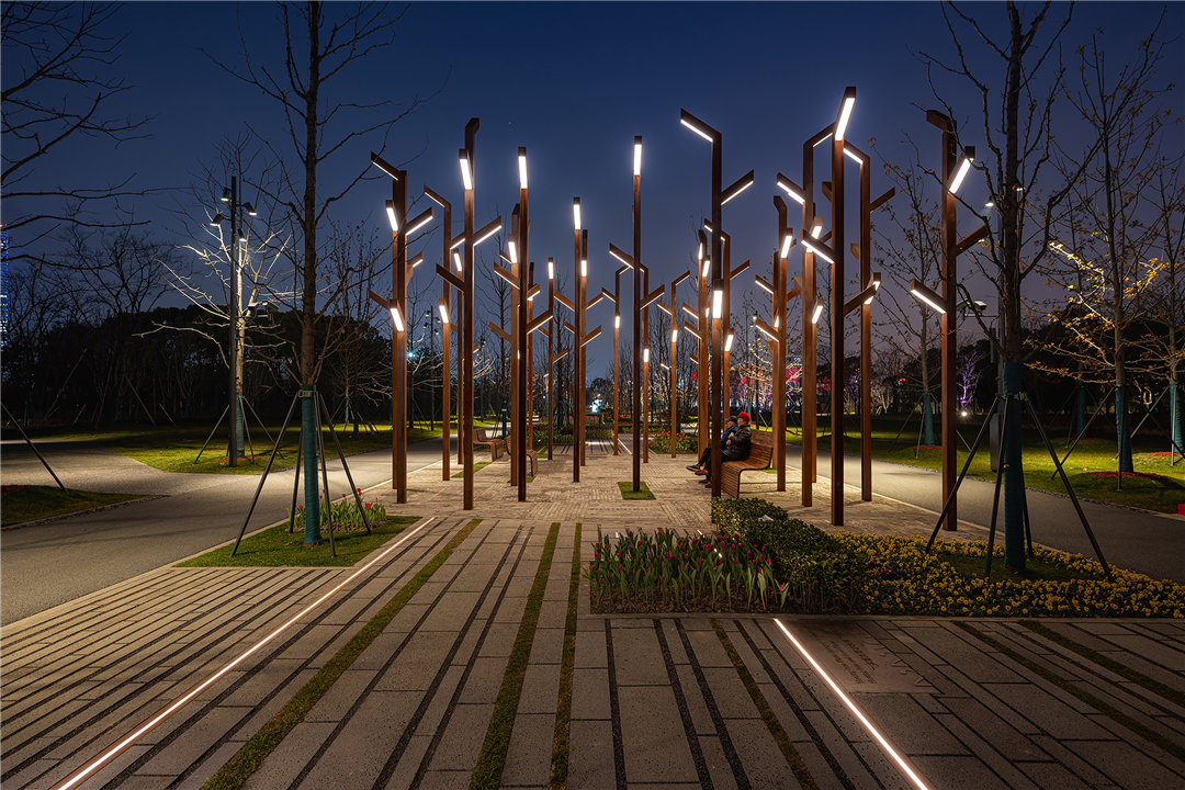 境誉|点亮“优异之光”！上海世博文化公园景观照明荣膺2025年第十届亚洲照明设计奖-107