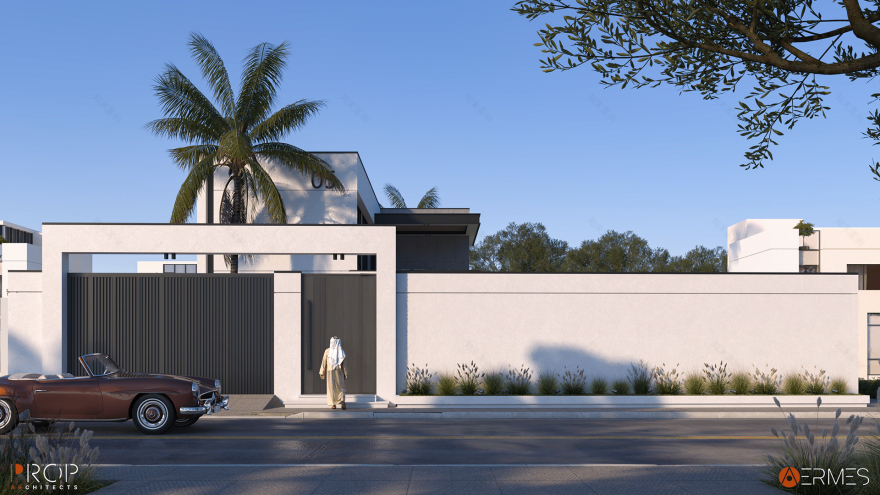 EXTERIOR VILLA(别墅外部设计项目)丨沙特阿拉伯丨PROP & AERMES ARCHITECTS-11