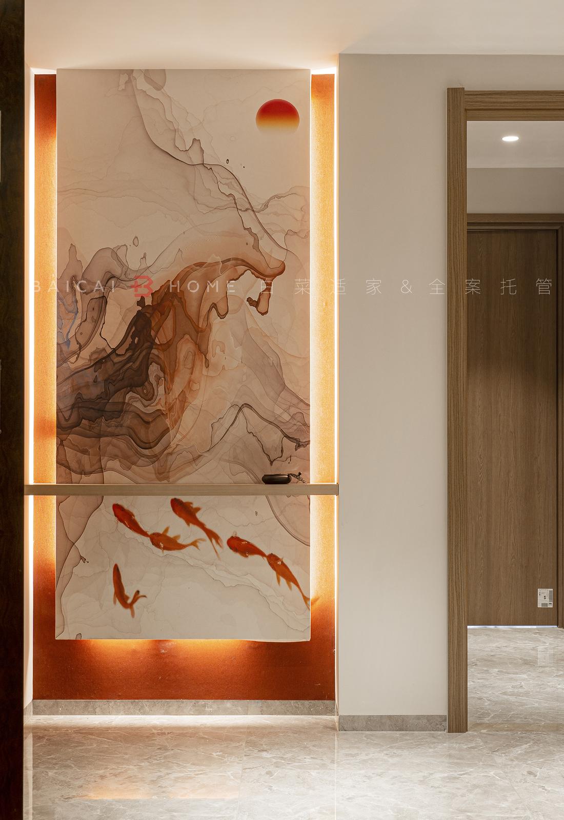 珠海板樟山新中式家居，三代同堂的东方美学之家-33