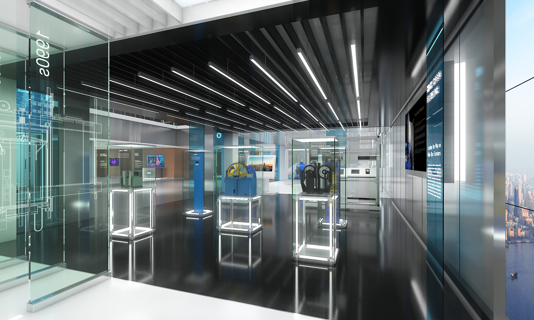 奥的斯电梯展厅丨中国天津丨Matthew Park-5