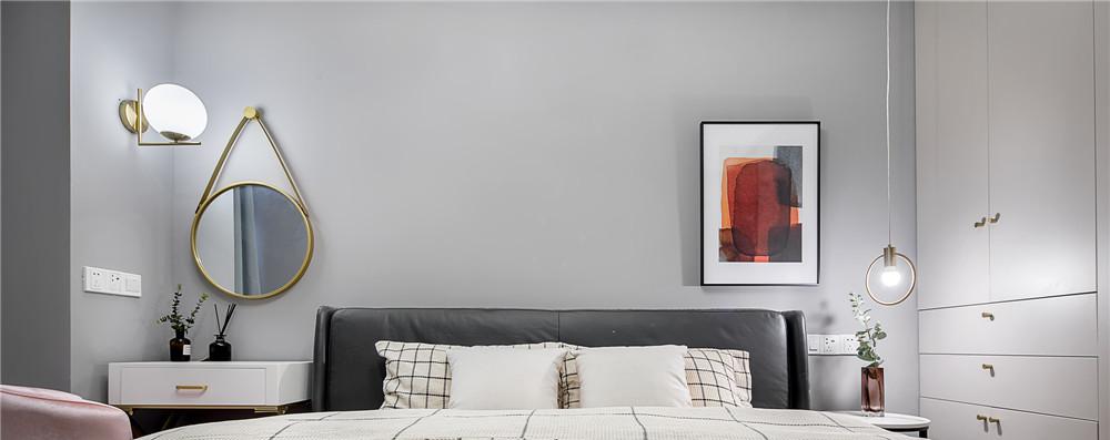 无主灯设计客厅，品味轻复古沙发与西厨空间-32