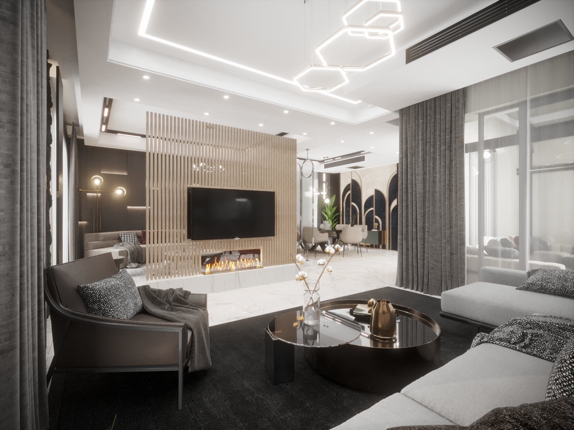 Reception Villa Modern-3