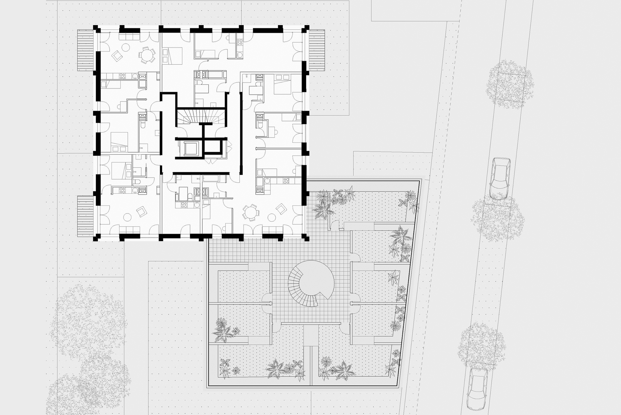 Housing Complex Monconseil Eco-Neighbourhood / MU Architecture-18