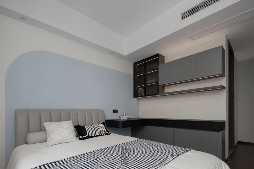 内舍软装丨198㎡意式格雷风，色系冷淡但不代表家没温度！-40