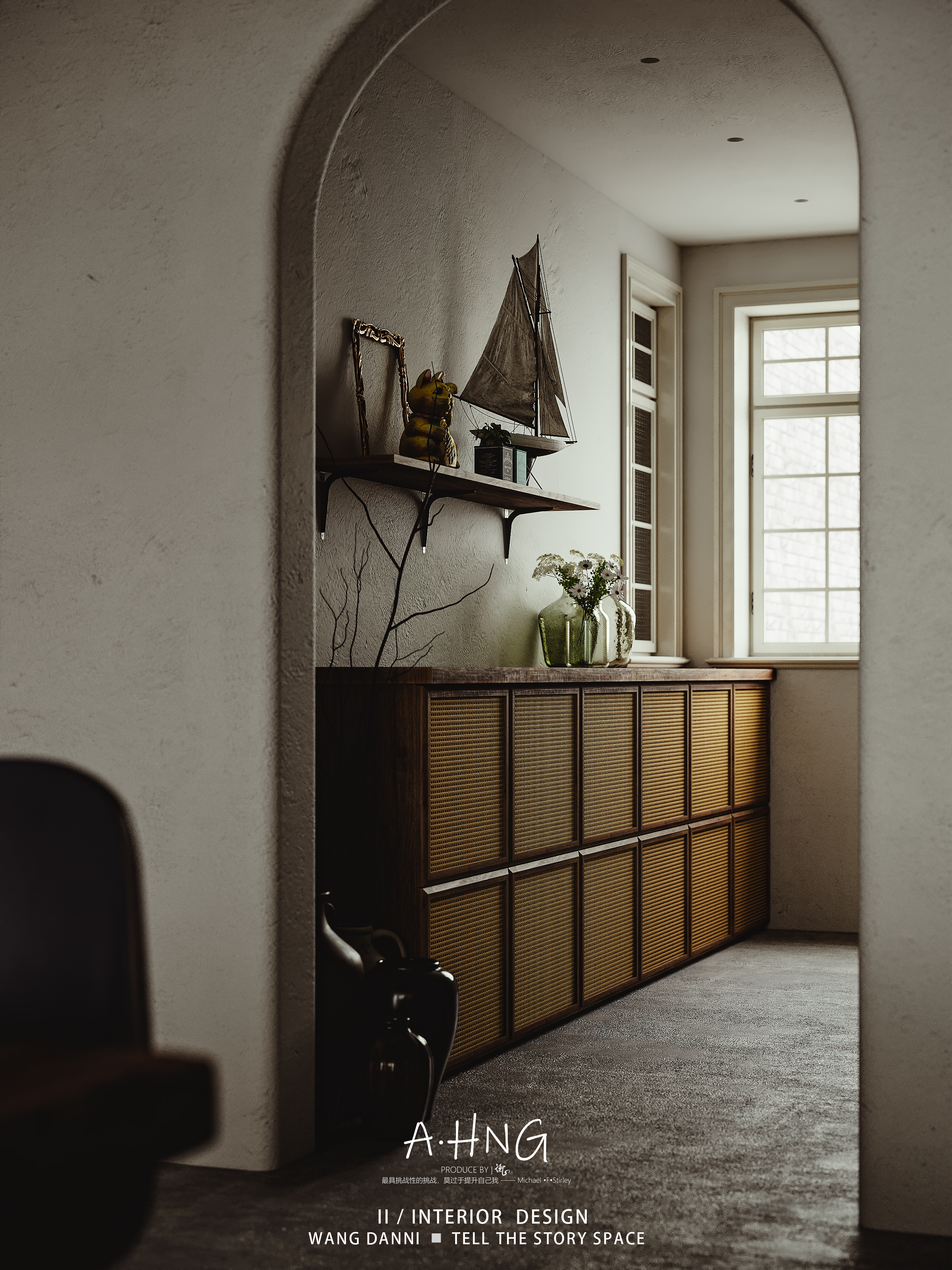 艺术家的家丨中国长沙丨拾壹笔空间设计-14