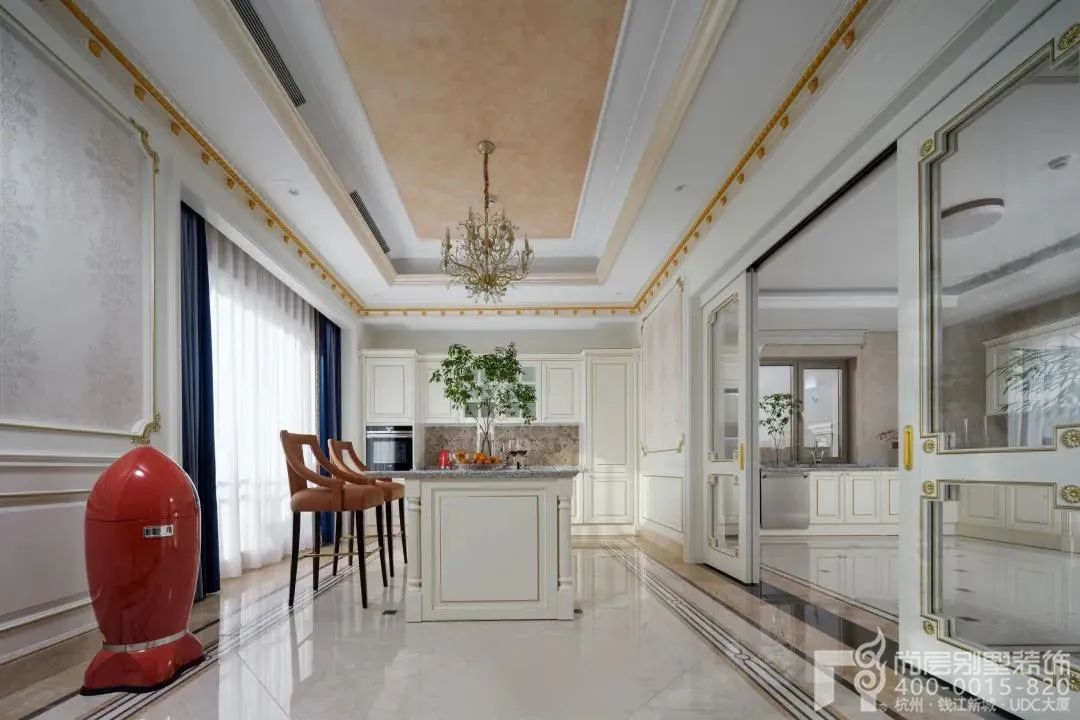 新古典主义 1200㎡独栋别墅设计丨尚层别墅装饰-44