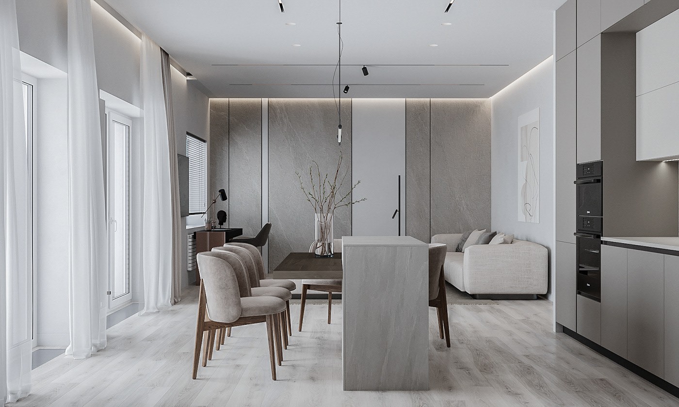 灰白简洁空间  简约不简单！-4